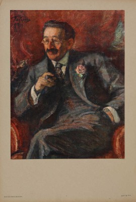 [Пастернак Л.О., автограф] [Альбом портретов кисти Л.О. Пастернака / С пред. Г. Штрука], 1923.